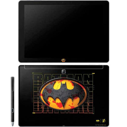 DC Comics The Flash Movie: Batman Bloody Logo Galaxy Book 12in Skin